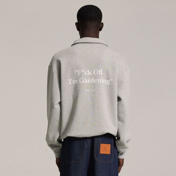Bram's Fruit Gardening Polo Sweater Grijs