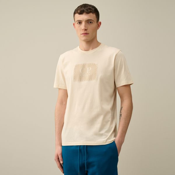 CP Company Label T-shirt Beige