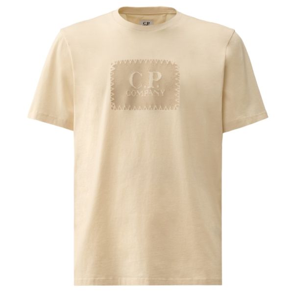 CP Company Label T-shirt Beige