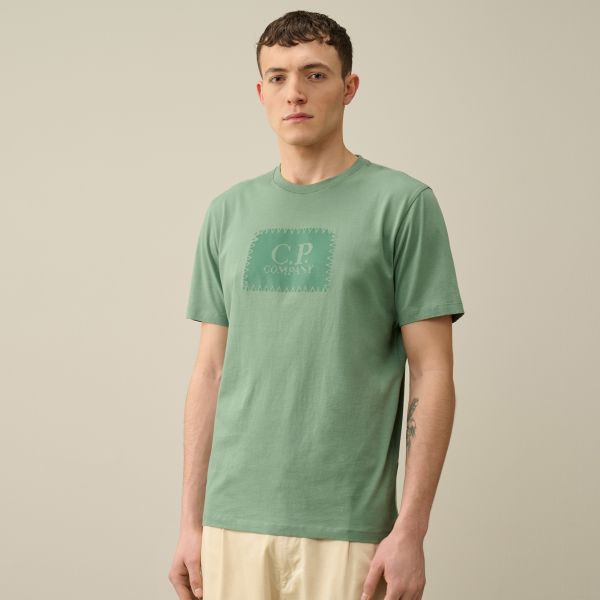 CP Company Label T-shirt Groen