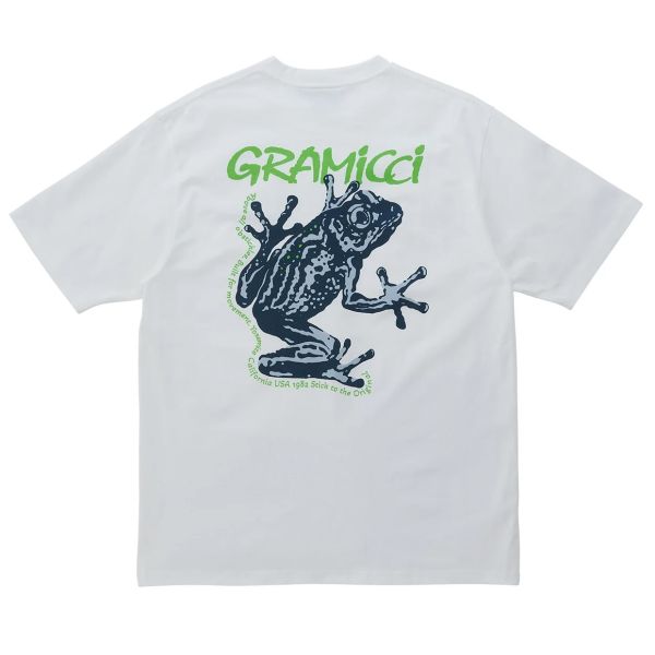 Gramicci Sticky Frog T-shirt Wit