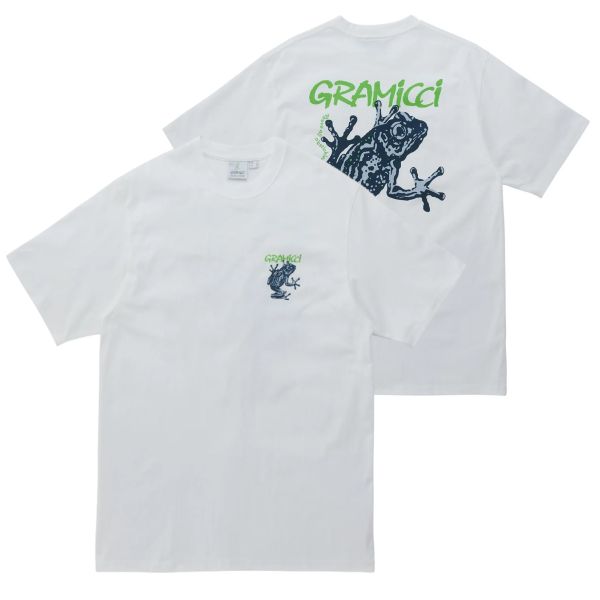 Gramicci Sticky Frog T-shirt Wit