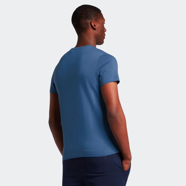 Lyle & Scott Plain T-shirt Donker Blauw