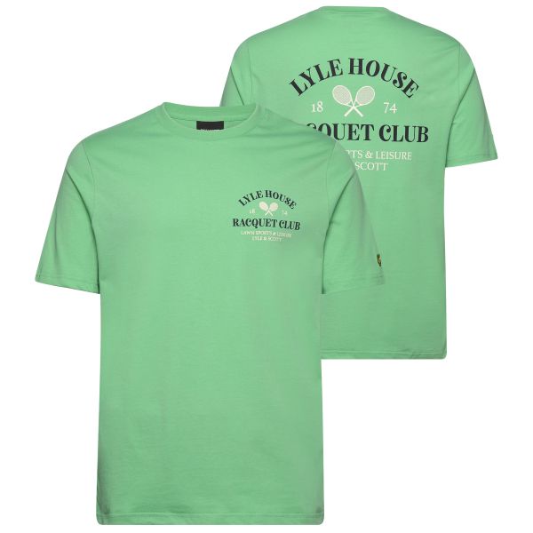Lyle & Scott Racquet Club Graphic T-shirt Groen