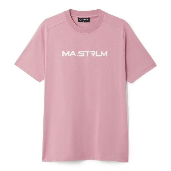 Mastrum Chest Print T-shirt Roze