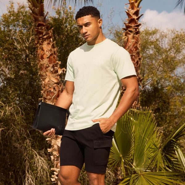 Malelions Serenity T-shirt Licht Groen