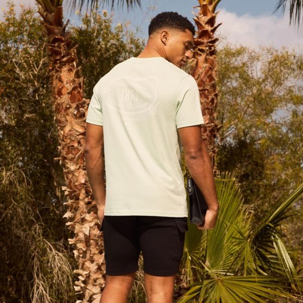 Malelions Serenity T-shirt Licht Groen
