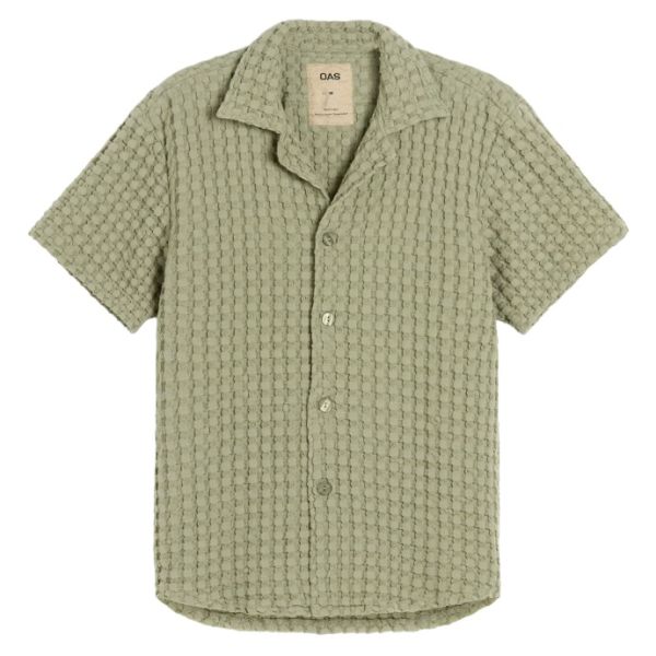 OAS Cuba Waffle Overhemd Groen