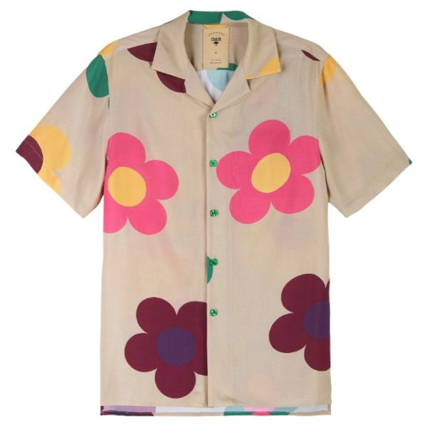 OAS Daisy Viscose Overhemd Beige