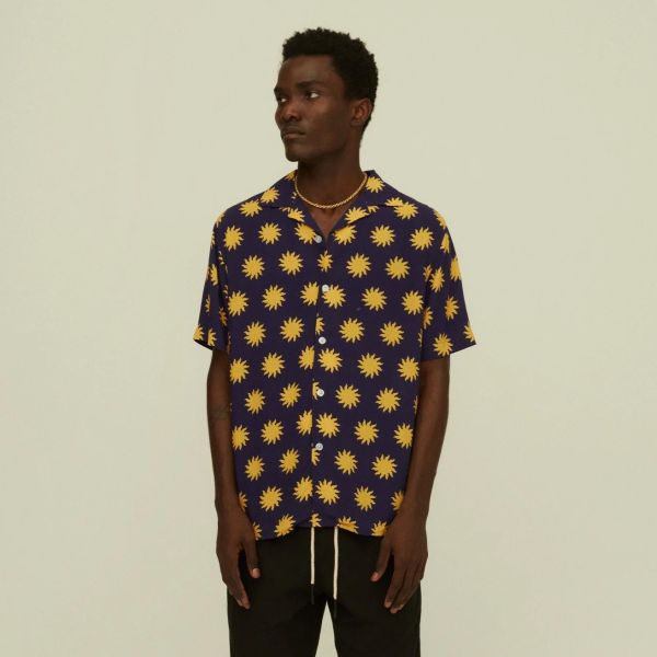 OAS Sunday Sun Viscose Overhemd Paars