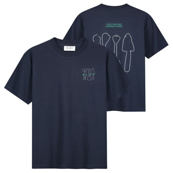 Olaf Tools Slub T-shirt Navy