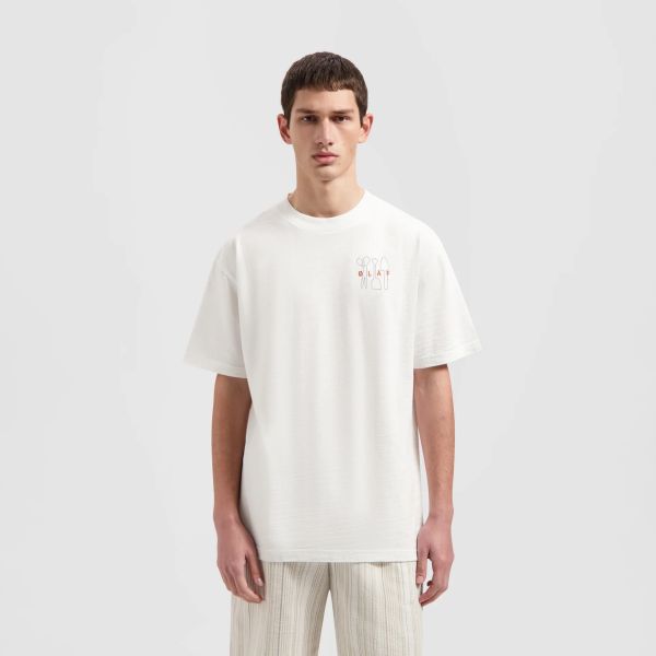 Olaf Tools Slub T-shirt Wit
