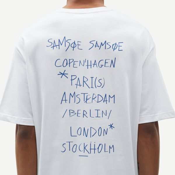 Samsøe Samsøe Sacopenhagen T-shirt Wit