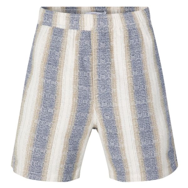 Samsøe Samsøe Sajabari Korte Broek Blauw/Off White