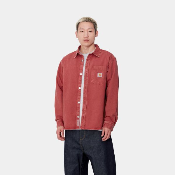 Carhartt George Overshirt Rood