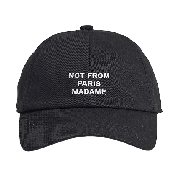 Drôle De Monsieur Slogan Cap Zwart