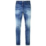 Dsquared2 Distressed Jeans Blauw