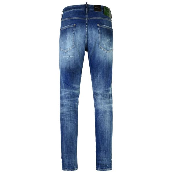 Dsquared2 Distressed Jeans Blauw