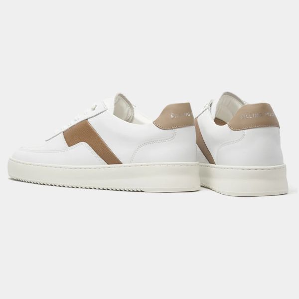 Filling Pieces Mondo Game Sneaker Wit/Beige