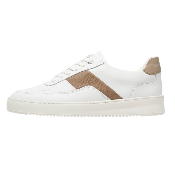Filling Pieces Mondo Game Sneaker Wit/Beige