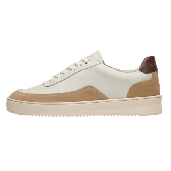 Filling Pieces Mondo Squash Sneaker Off White/Bruin