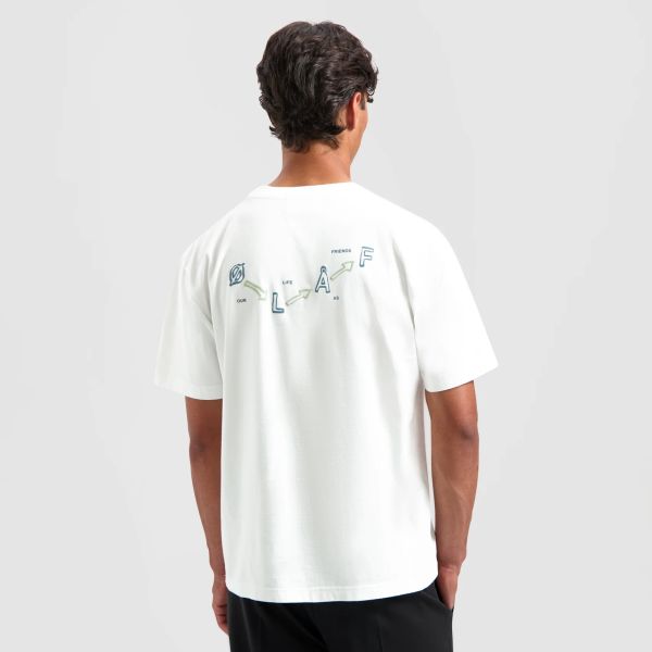 Olaf Arrows T-shirt Wit