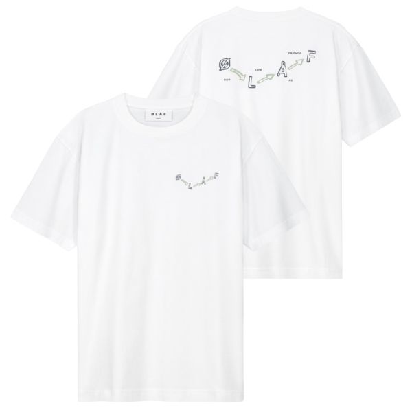 Olaf Arrows T-shirt Wit