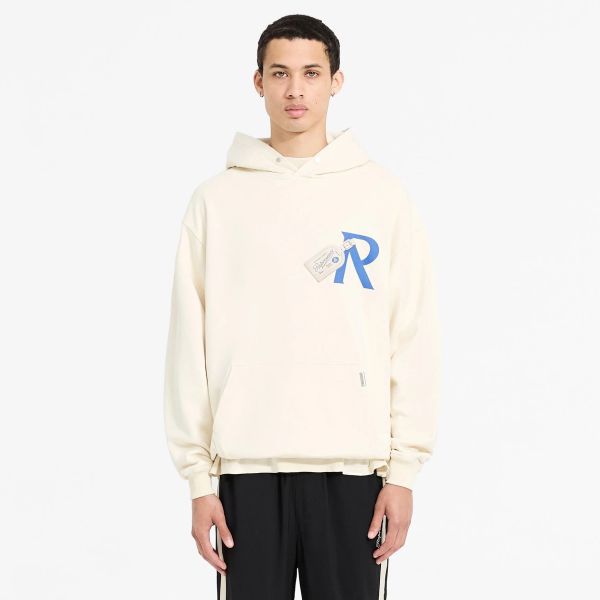 Represent Luggage Tag Hoodie Off White