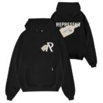 Represent Luggage Tag Hoodie Zwart