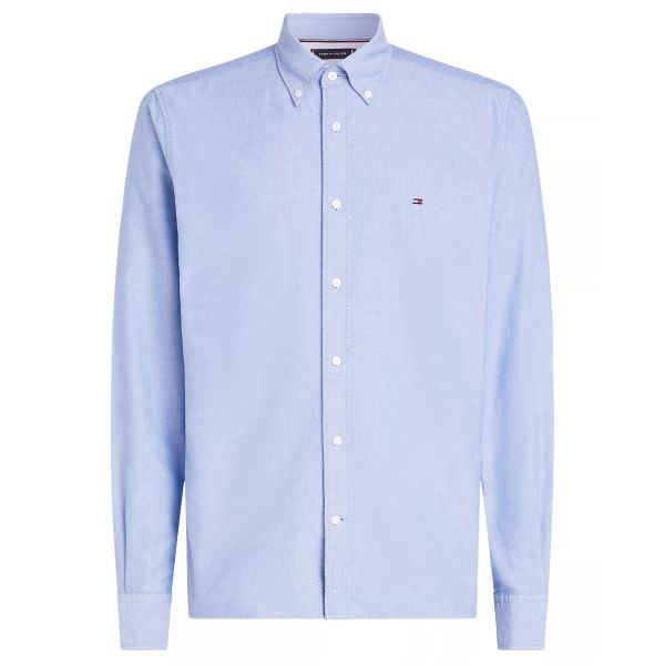 Tommy Hilfiger Solid Heritage Oxford Overhemd Blauw