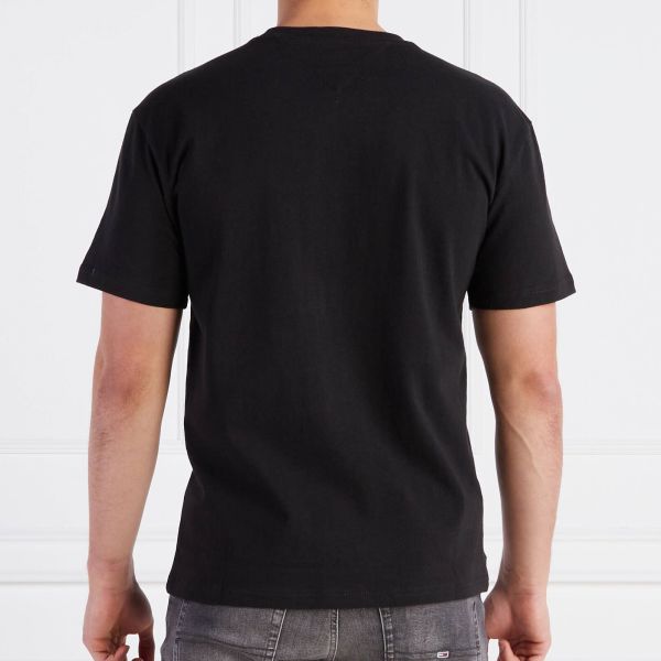 Tommy Jeans Badge T-shirt Zwart