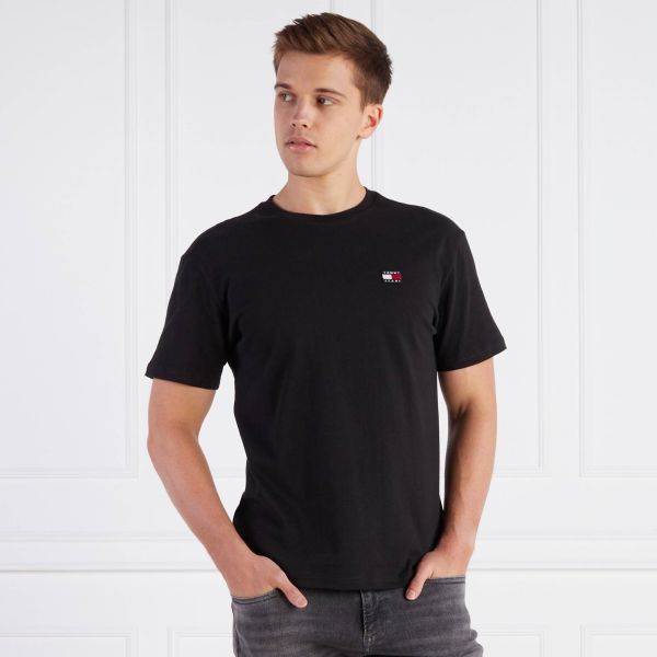 Tommy Jeans Badge T-shirt Zwart