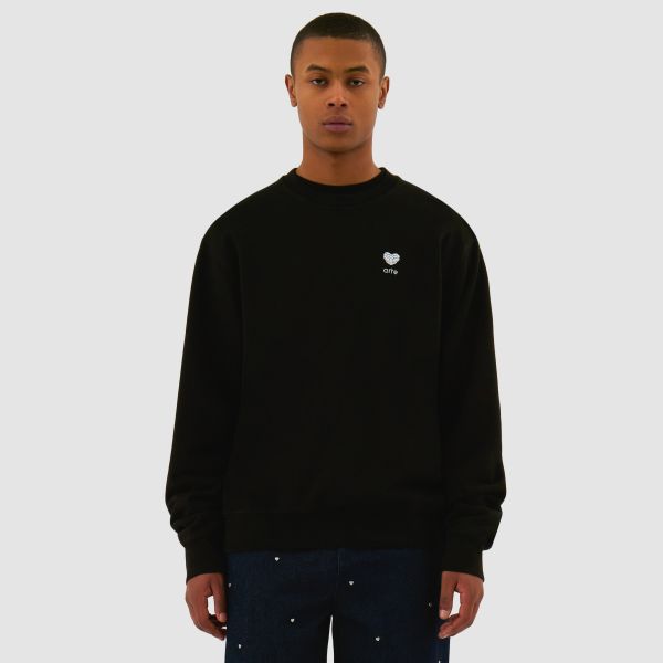 Arte Antwerp Heart Flower Sweater Zwart