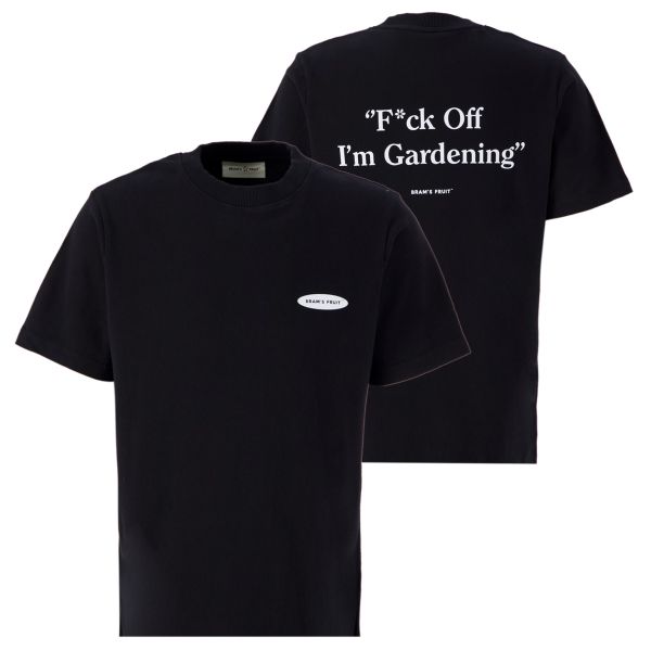 Bram's Fruit Gardening T-shirt Zwart