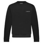 Flâneur Essential Logo Sweater Zwart