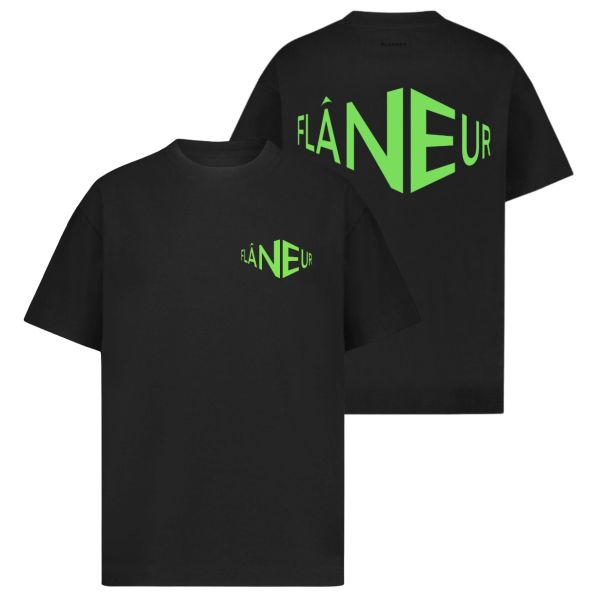 Flâneur Perspective T-shirt Zwart