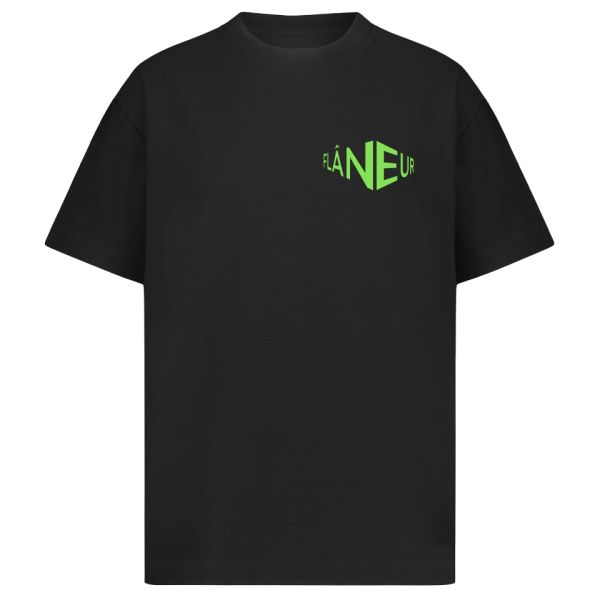 Flâneur Perspective T-shirt Zwart