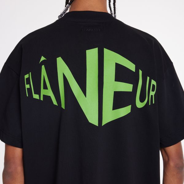 Flâneur Perspective T-shirt Zwart