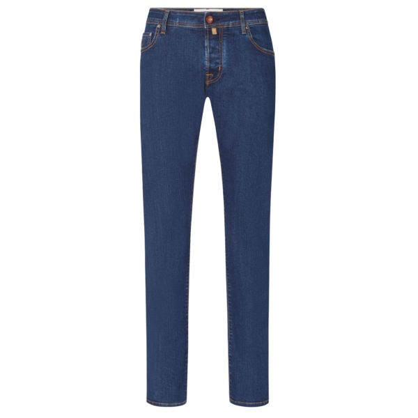 Jacob Cohën Nick Slim Jeans Donker Blauw