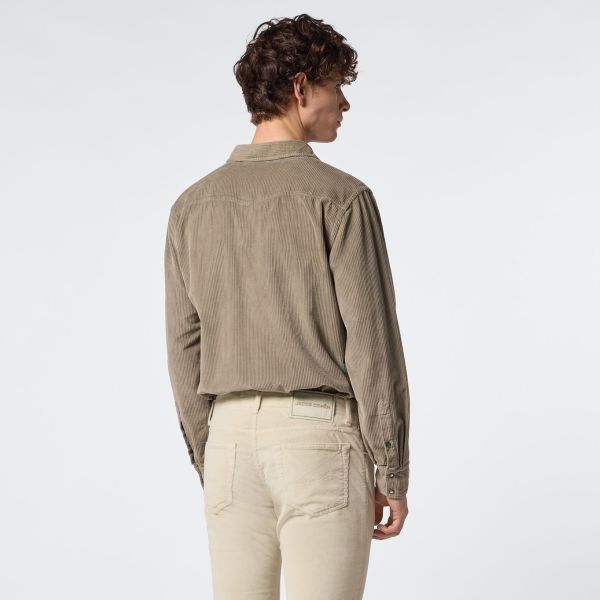 Jacob Cohën Western Overhemd Taupe