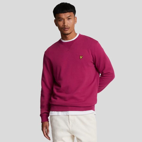 Lyle & Scott Crewneck Sweater Bordeaux