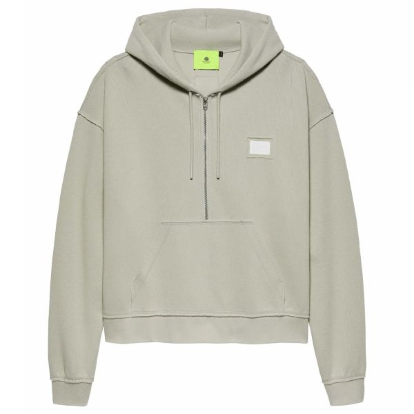 New Amsterdam Surf Association Half Zip Hoodie Licht Groen