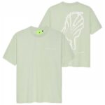 New Amsterdam Surf Association Teletekst T-shirt Licht Groen
