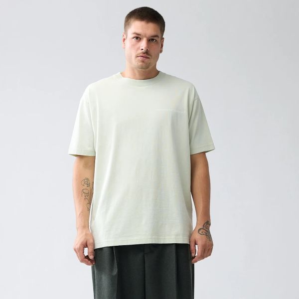New Amsterdam Surf Association Teletekst T-shirt Licht Groen