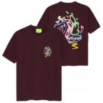 New Amsterdam Surf Association Weather Icons T-shirt Bordeaux
