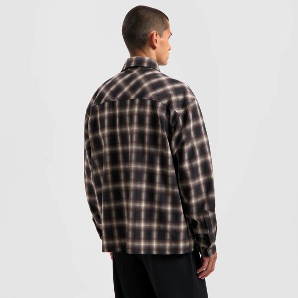 Olaf Plaid Boxy Overhemd Bruin