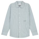 Olaf Stripe Oxford Overhemd Groen/Wit
