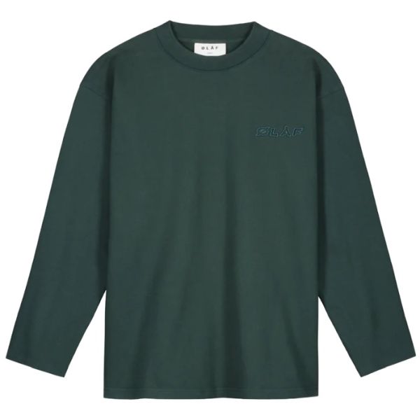 Olaf Studio Longsleeve T-shirt Donker Groen