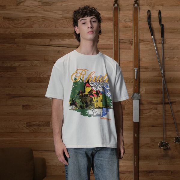 Rhude Chateau Alpes T-shirt Off White