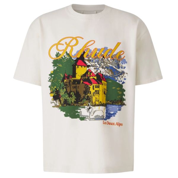 Rhude Chateau Alpes T-shirt Off White